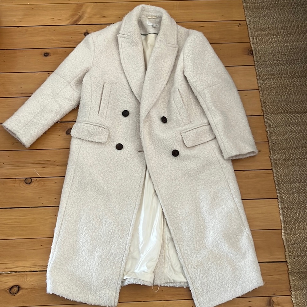 Topshop boucle coat